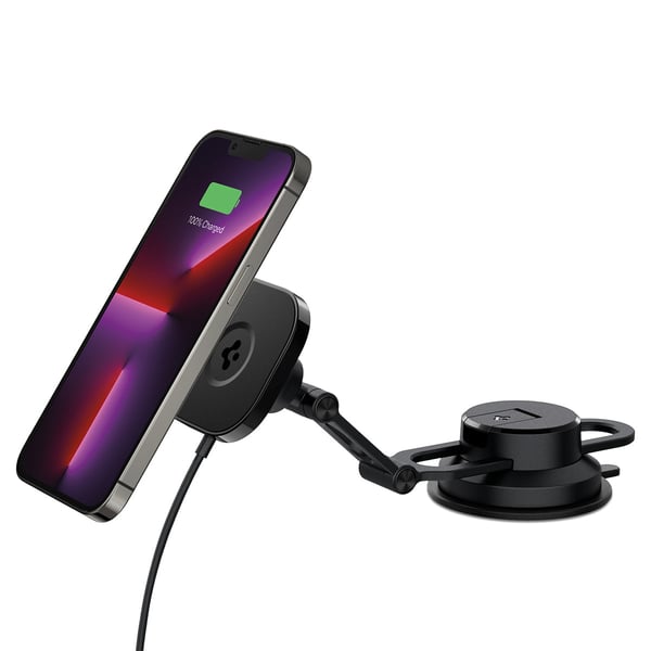 Miniatyrbillede 7 af 11: Spigen OneTap Pro 3 Smartphone Sort Trådløs opladning Hurtig opladning Automatisk