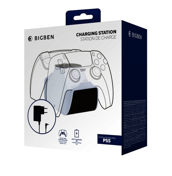 NACON PS5DUALCHARGER peliohjaimen lisätarvike Latausjalusta