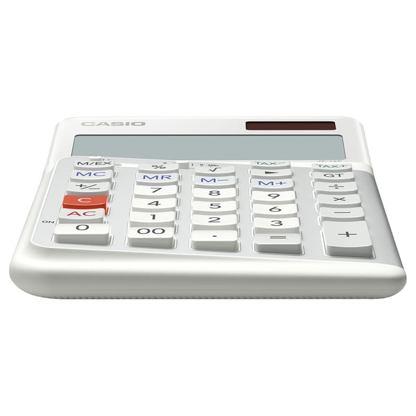 Miniatyrbillede 2 af 3: Casio JE-12E-WE regnemaskine Desktop Basis Hvid