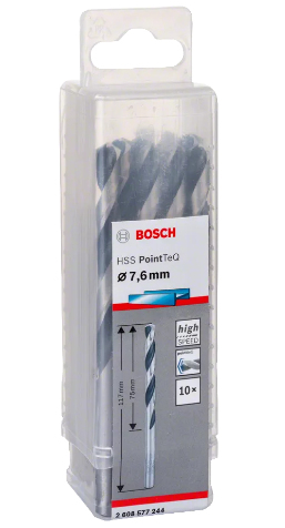 Miniatyrbild 2 av 2: Bosch 2 608 577 244 borr Spiralborrkona 10 styck