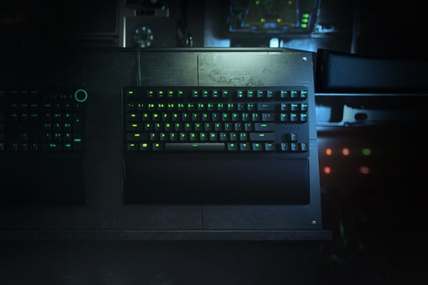 Razer Huntsman V2 Tenkeyless näppäimistö Pelaaminen USB QWERTY Englanti (US) Musta