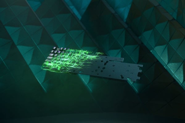 Pikkukuva 3 / 7: Razer Huntsman V2 näppäimistö Pelaaminen USB QWERTY Englanti (US) Musta