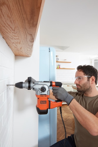 Miniatyrbillede 7 af 7: Black & Decker BEHS03K 900 rpm SDS-plus Sort, Orange