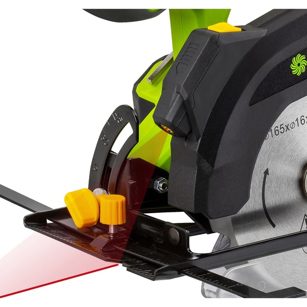 Fieldmann FDUK 70305-0 bärbar cirkelsåg 16,5 cm Svart, Grön 4300 RPM