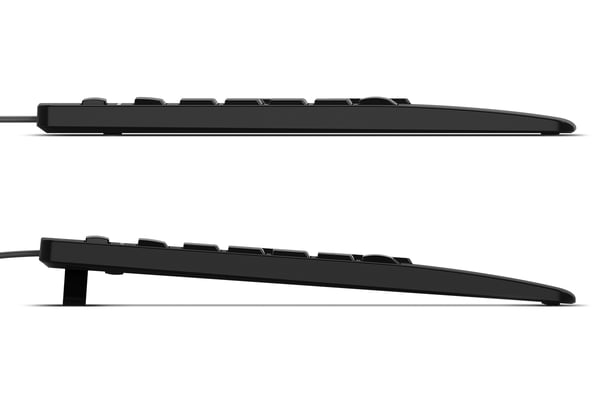 3Dconnexion Keyboard Pro with Numpad näppäimistö Office USB Musta