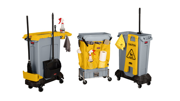 Rubbermaid 1980602 papirkurv tilbehør Sort Trolley