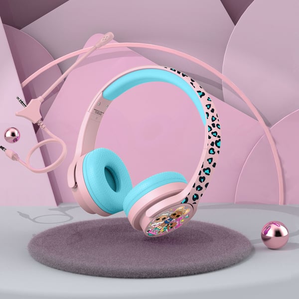 Miniatyrbillede 7 af 12: OTL Technologies L.O.L. Surprise! Let's Dance! Pink Kids Interactive Headset Ledningsført Spil Blå, Lyserød