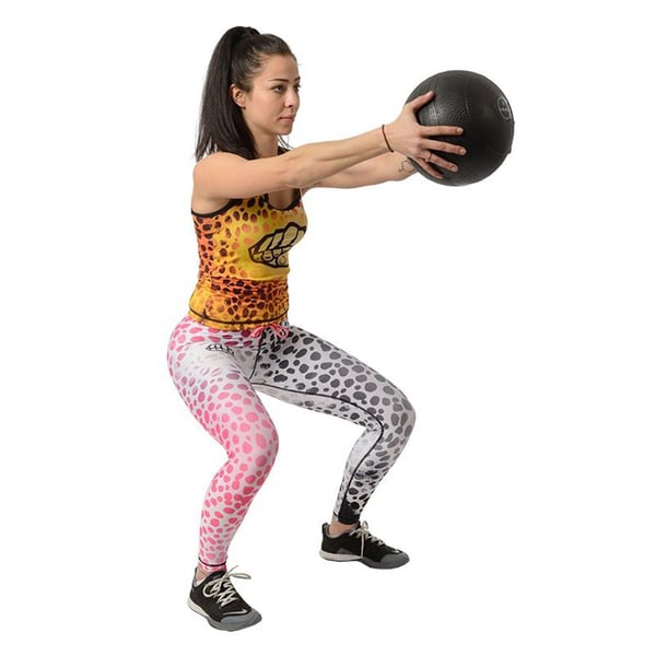 HMS Fitness PSB15 medicinboll 15 kg Svart