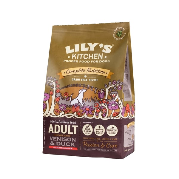 Lily's Kitchen HE589209 tørfoder til hund 2,5 kg Æble, Brombær, Gulerod, Tranebær, And, Kartoffel, Laks, Vildt