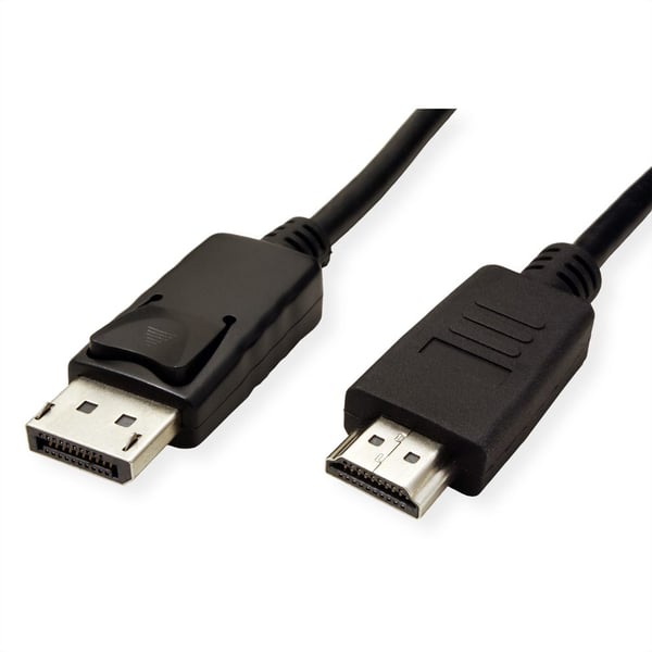 ROLINE 11445781 2 m DisplayPort HDMI Svart