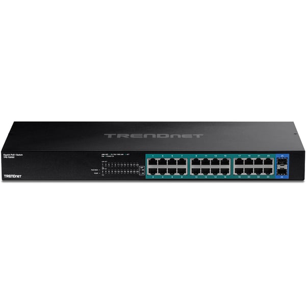 Miniatyrbild 3 av 3: Trendnet TPE-TG262 nätverksswitchar Ohanterad L2 Gigabit Ethernet (10/100/1000) Strömförsörjning via Ethernet (PoE) stöd 1U Svart