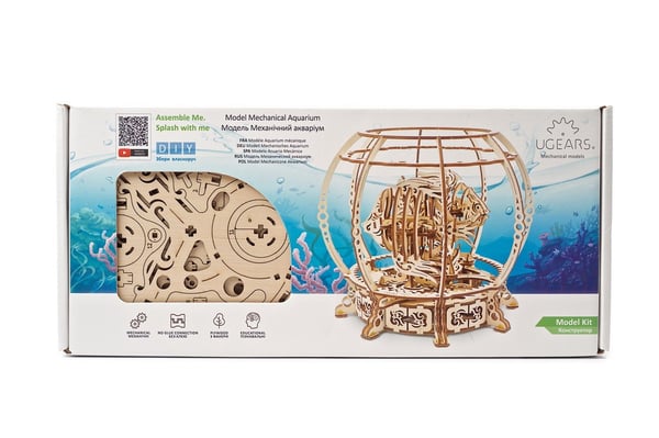 Pikkukuva 7 / 16: UGears Aquarium Mechanical Model 3D-palapeli 325 kpl