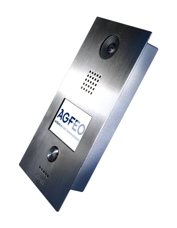AGFEO IP-Video TFE 1 videointercom-system 8,89 cm (3.5") Silver