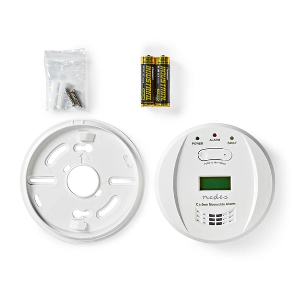 Nedis KULILTEALARM 85DB / NEDIS DTCTCO40WT WS DTCTCO40WT