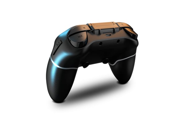 Krom KEXAL Svart, Röd, Vit Bluetooth/USB Spelplatta Analog / Digital Android, Nintendo Switch, PC, iOS