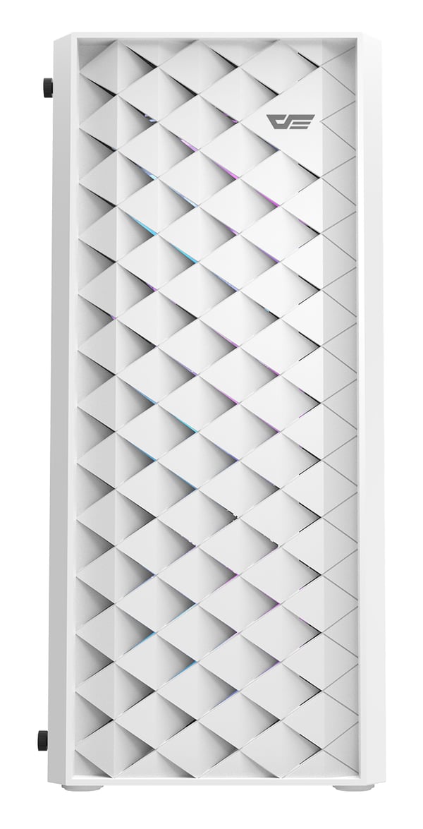 darkFlash DK351 WHITE tietokonekotelo Midi Tower Valkoinen