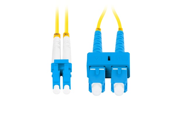 Lanberg FO-SULU-SD11-0020-YE InfiniBand- ja kuituoptiikkakaapeli 2 m SC LC Keltainen