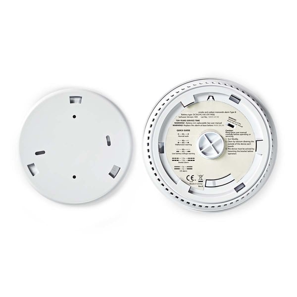 Miniatyrbillede 2 af 13: Nedis DTCTCS10WT røgdetektor Luftprøve detektor