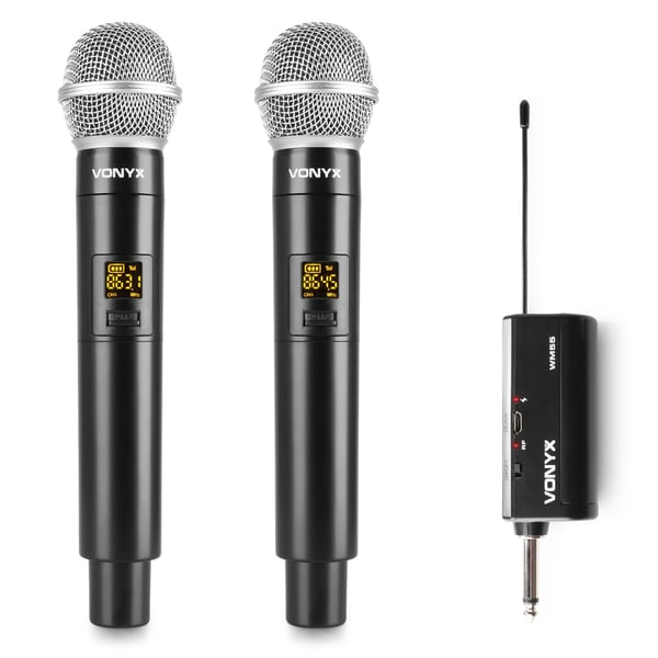 Pikkukuva 1 / 12: Vonyx WM552 Musta Radiomikrofoni