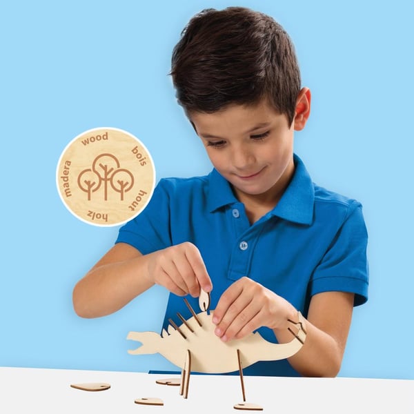 Pikkukuva 5 / 5: SES Creative Wooden dino glow in the dark