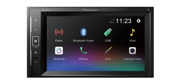 Pikkukuva 1 / 8: Pioneer DMH-A240BT Musta 200 W Bluetooth