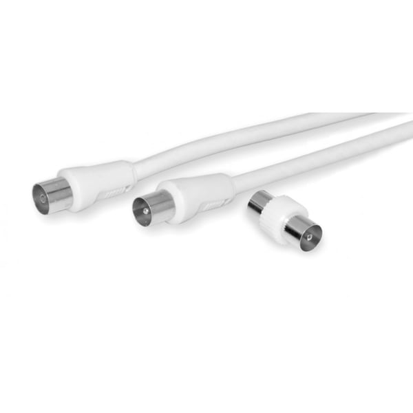 nuovaVideosuono 9/06 koaxial kabel 15 m F-type Hvid