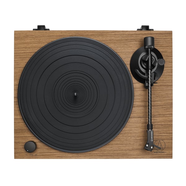 Miniatyrbild 2 av 5: Audio-Technica AT-LPW40WN grammofoner Remdriven skivtallrik Svart, Trä Manuell