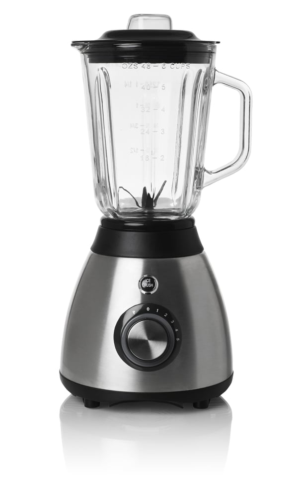 Pikkukuva 1 / 3: Melchioni Frullo Glass 0 L Pöydällä pidettävä tehosekoitin 600 W Musta, Terästä