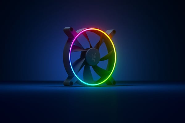 Miniatyrbild 2 av 6: Razer Kunai Chroma Datorväska Fan 14 cm Svart 1 styck