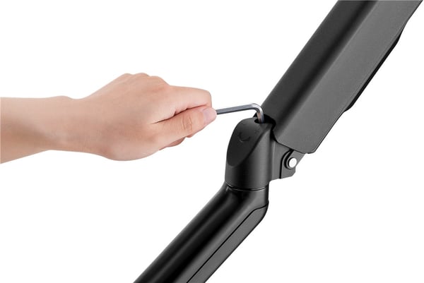 Goobay 58530 skærmbeslag og -stativer 81,3 cm (32") Skrivebord Sort