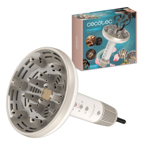 Miniatyrbillede 7 af 8: Cecotec DryWave Nébula hårtørrer 1300 W Beige