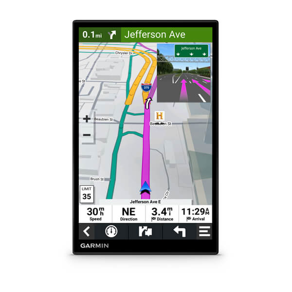 Garmin DriveSmart 86 navigatorer Fast 20,3 cm (8") TFT Pekskärm 295,2 g Svart