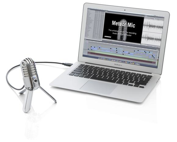Samson Meteor Mic Krom Mikrofon til bærbar pc