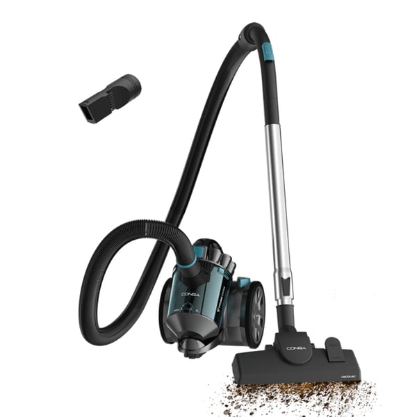 Cecotec Conga Rockstar Cyclonic X-treme 2 L Sylinteripölynimuri Kuiva 800 W Pölypussi