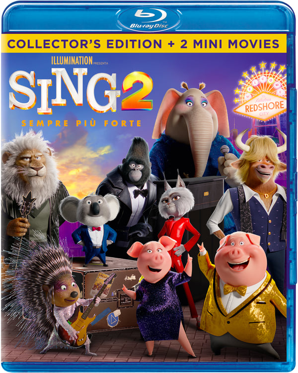Miniatyrbild 2 av 3: Universal Pictures Sing 2 - Sempre Piu' Forte Blu-ray