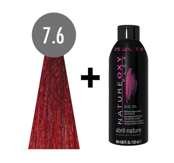 Pikkukuva 1 / 2: abril et nature Naturecolor Plex Hiusväri Punainen 120 ml