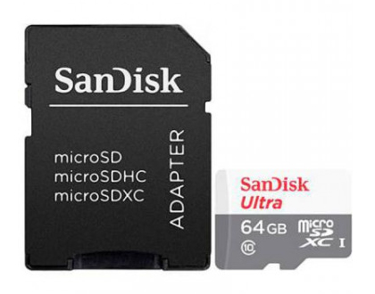 SanDisk Ultra - Flash-hukommelseskort (microSDHC/SD-adapter inkluderet)