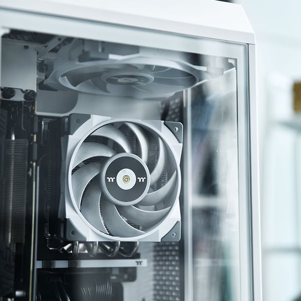 Thermaltake TOUGHFAN 12 Computerkabinet Ventilator 12 cm Hvid 1 stk