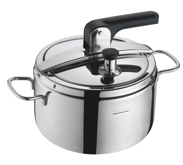 Barazzoni 533045007080 trykkoger til komfurtop 7 L Sort, Rustfrit stål