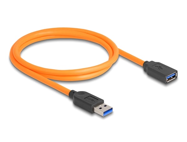 Pikkukuva 1 / 2: DeLOCK 87963 USB-kaapeli 1 m USB A 5 Gbit/s Musta