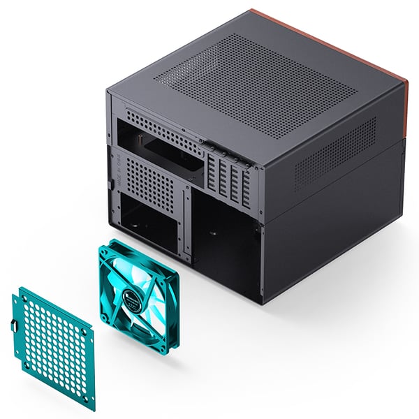 Jonsbo N4 Black Micro Tower Svart