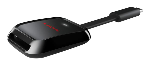SanDisk SD-kortlæser \"Quick Flow\" USB-C /UHS-I, UHS-II, 3.2 Gen 1