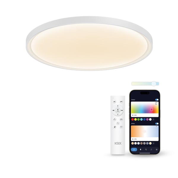 Miniatyrbild 5 av 7: Ksix BXPLAFLED15 smart belysning Smart takbelysning Wi-Fi 26 W