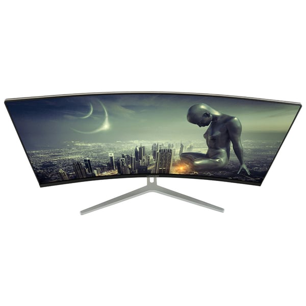 Miniatyrbillede 3 af 15: LC-Power LC-M34-UWQHD-100-C computerskærm 86,4 cm (34") 3440 x 1440 pixel UltraWide Quad HD Sort, Sølv, Hvid