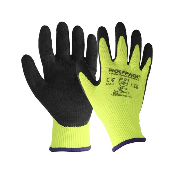 Miniatyrbillede 1 af 4: Wolfpack Guantes Latex Soft Foam Talla 10'