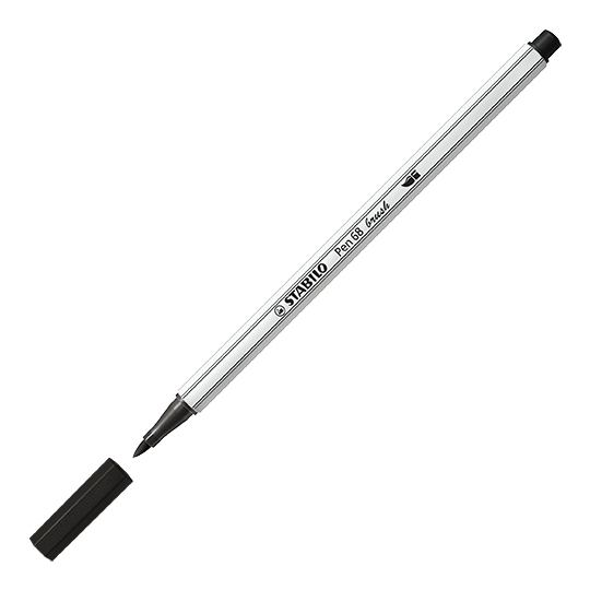 STABILO Pen 68 brush ARTY stiftpennor Blandade färger 12 styck