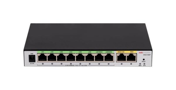 Hikvision DS-3WG210GP-SI kabelforbundet router Gigabit Ethernet Grå