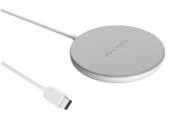 DLH DY-AU4725 oplader til mobil enhed Smartphone Sølv, Hvid USB Trådløs opladning Indendørs