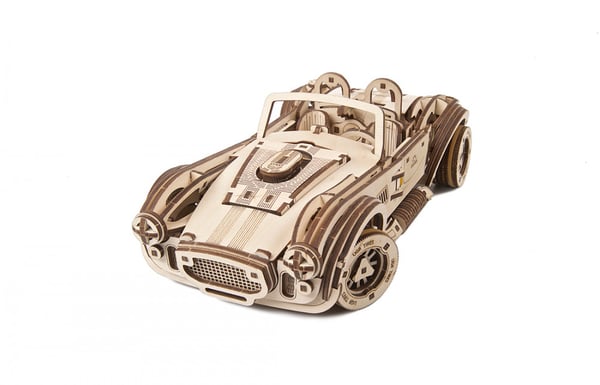 Pikkukuva 10 / 11: UGears Cobra Racing Car 3D-palapeli 370 kpl Ajoneuvot