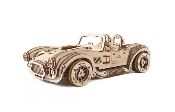 UGears Cobra Racing Car 3D-palapeli 370 kpl Ajoneuvot